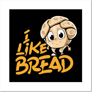 Funny Sourdough Bread Baking Minimalist Bakery Posters and Art